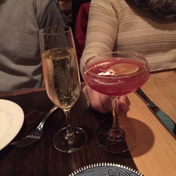 Handle - Sparkling wine / vodka pomegranate and lime - New American Near Me - Park City, Utah Handle - Sparkling wine / vodka pomegranate and lime - New American Near Me - Park City, Utah