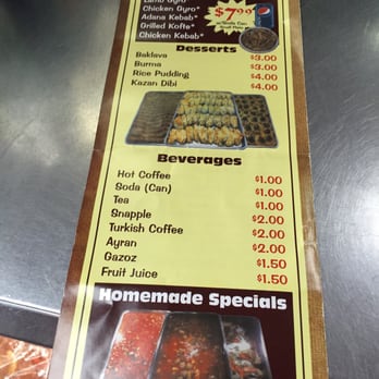 Aksaray Turkish Cafe Restaurant - Menu - Coffee & Tea Near Me - Brooklyn, New York