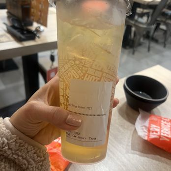 Boiling Point - Green tea with honey - Comfort Food Near Me - Garden Grove, California