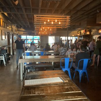 Marble Brewery - Our hightop. Very retro industrial! - Breweries Near Me - Albuquerque, New Mexico