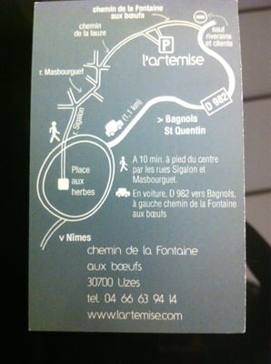 Menu photo 4 L'Artemise Uzes, 30