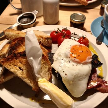 Brew & Brownie - There's a mountain of Black Pudding under that egg... - Coffee & Tea Near Me - York, YOR Brew & Brownie - There's a mountain of Black Pudding under that egg... - Coffee & Tea Near Me - York, YOR