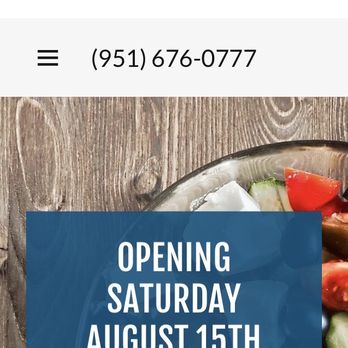 Ladera Greek Kitchen - Opening day. - Greek Near Me - Temecula, California