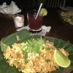 Canopia - Pad Thai and hibiscus mezcal