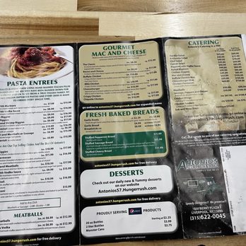 Antonio's Pizza Pasta & Wings - Menu - Italian Near Me - Syracuse, New York Antonio's Pizza Pasta & Wings - Menu - Italian Near Me - Syracuse, New York