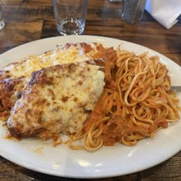Chicken vodka sauce Parmesan