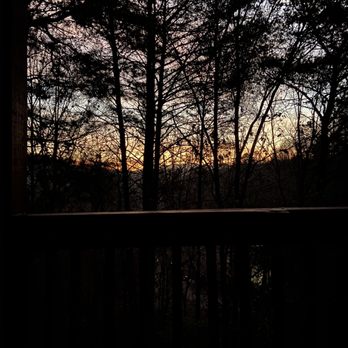 Shady Cove - Sunrise from the back porch - Vacation Rentals Near Me - Pigeon Forge, Tennessee Shady Cove - Sunrise from the back porch - Vacation Rentals Near Me - Pigeon Forge, Tennessee