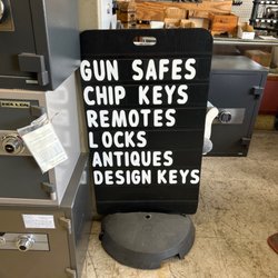 Coffey's Lock Shop - Sign at Coffey's