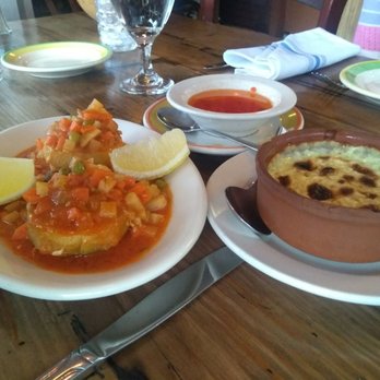 Cafe Baklava - Stuffed artichoke and rice pudding or sutlac - Turkish Near Me - Mountain View, California