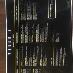 WingMill - Menu