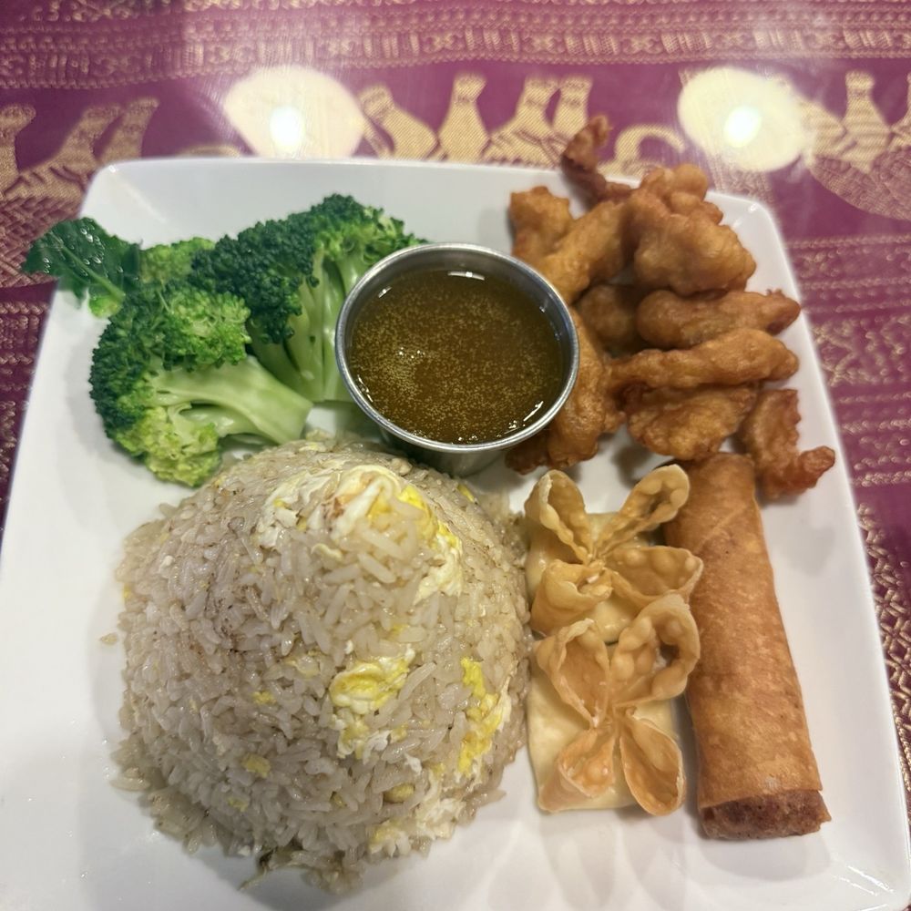 Thai Thip Restaurant - Kids #2 Orange Chicken Meal - Thai Near Me - Hurst, Texas Thai Thip Restaurant - Kids #2 Orange Chicken Meal - Thai Near Me - Hurst, Texas