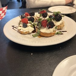 Maisano’s Little Italian Kitchen - Honey and berry on crostini