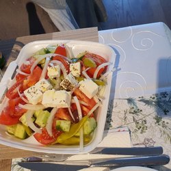 Thessaloniki - Salat zur Thessaloniki Platte