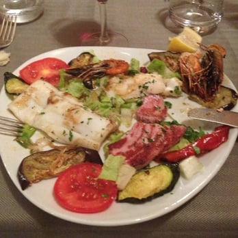 Ristorante Rossini - Mixed grilled fish and veggies - Italian Near Me - Rome, RM