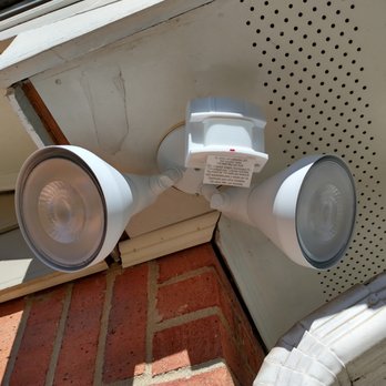 Hi Five Electric - New LED motion-activated floodlight - Electricians Near Me Hi Five Electric - New LED motion-activated floodlight - Electricians Near Me