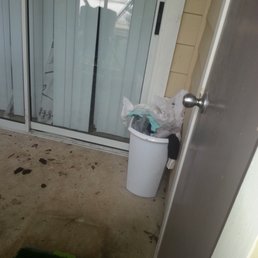 Dog shit on someone's balcony Dog shit on someone's balcony