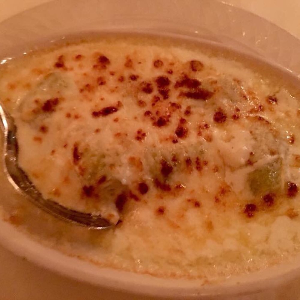 Laury's Restaurant - Artichoke Hearts Au Gratin - Steakhouses Near Me - Charleston, West Virginia Laury's Restaurant - Artichoke Hearts Au Gratin - Steakhouses Near Me - Charleston, West Virginia