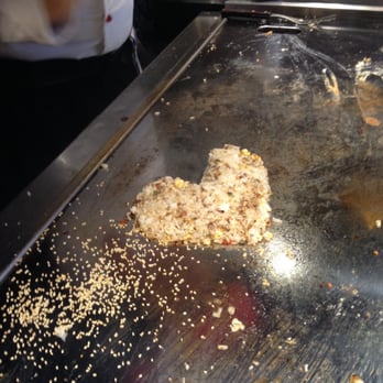 Benihana - My fried rice in the shape of a heart, with compliments from our awesome chef - Japanese Near Me - Warsaw, MZ