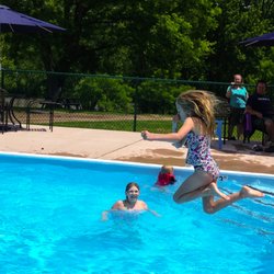 Tall Pines Campground & Canoeing - Take a refreshing dip in the inground pool at Tall Pines Resort