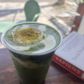 Re Coffee - Pistachio Matcha - Desserts Near Me - Northridge, California Re Coffee - Pistachio Matcha - Desserts Near Me - Northridge, California