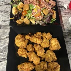 Just Wing It - Boneless wings and a side salad