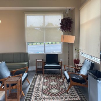 Molly’s Coffee Company - Seating area by the front door. - Coffee & Tea Near Me - Athens, Georgia