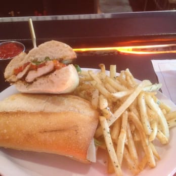 VB3 Pizzeria - Chicken Classico sandwich: buffalo mozzarella, free-range grilled chicken breast, roasted red peppers, baby arugula. - Italian Near Me - Jersey City, New Jersey VB3 Pizzeria - Chicken Classico sandwich: buffalo mozzarella, free-range grilled chicken breast, roasted red peppers, baby arugula. - Italian Near Me - Jersey City, New Jersey