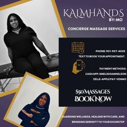 Kalm Hands Massage - Share my business information to with family and friends