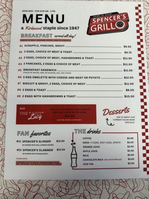 Menu photo 5 Spencer's Grill Kirkwood, MO Menu photo 5 Spencer's Grill Kirkwood, MO