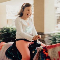 my little pony riding horse
