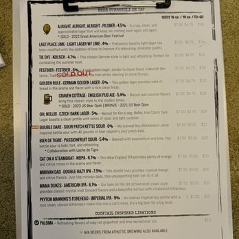 Roadmap Brewing - Menú - Breweries Near Me - San Antonio, Texas