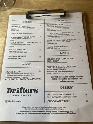 Menu photo 6 Drifters Surf Restro Indian Harbour Beach, FL Menu photo 6 Drifters Surf Restro Indian Harbour Beach, FL