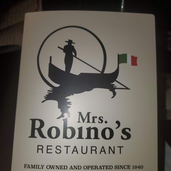 Mrs. Robino's Restaurant - A neat logo. - Italian Near Me - Wilmington, Delaware Mrs. Robino's Restaurant - A neat logo. - Italian Near Me - Wilmington, Delaware