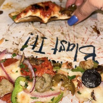 Lit Pizza - What's left of my pizza it was lit with deliciousness - Pizza Near Me - Lake Charles, Louisiana Lit Pizza - What's left of my pizza it was lit with deliciousness - Pizza Near Me - Lake Charles, Louisiana