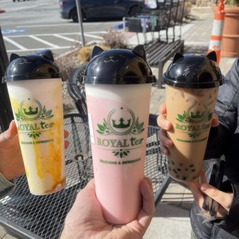 Royal Tea - Middle - Raspberry-cheese Ice Tea Right - Traditional Milk Tea Left - Coconut Mango Tea - Vietnamese Near Me - Sparks, Nevada Royal Tea - Middle - Raspberry-cheese Ice Tea Right - Traditional Milk Tea Left - Coconut Mango Tea - Vietnamese Near Me - Sparks, Nevada