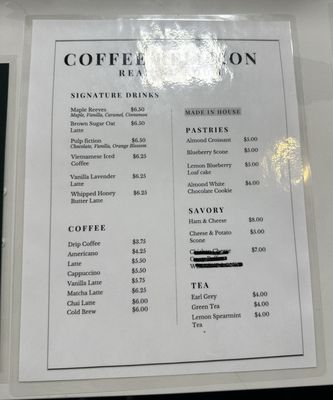 Menu photo 2 Coffee Religion Reading Room Henderson, NV Menu photo 2 Coffee Religion Reading Room Henderson, NV