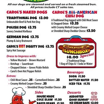 Carol's Lunchbox - Hot Dogs Near Me - Farmington, Connecticut