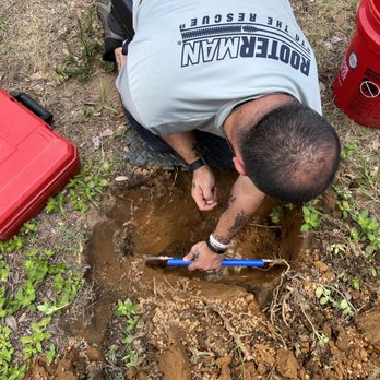 Rooter-Man - Rooter Man Plumbing fixing a water line leak found by a high water bill. - Plumbing Near Me - Charleston, South Carolina Rooter-Man - Rooter Man Plumbing fixing a water line leak found by a high water bill. - Plumbing Near Me - Charleston, South Carolina