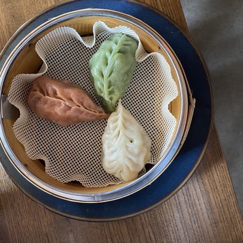 Wu Chow - Tri-Color Vegetable Dumplings - Dim Sum Near Me - Austin, Texas