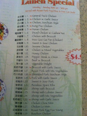 Menu photo 4 China Fun St. Petersburg, FL