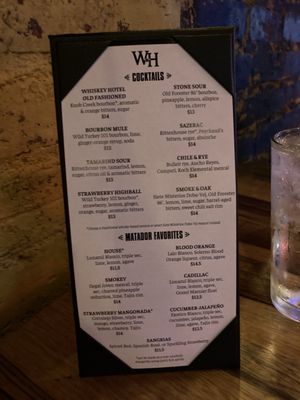 Menu photo 3 Matador Greenville, SC