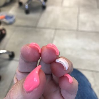 Tip Top Nails - OVERLOAD OF DIPPING POWDER?? Visit number 3 - Nail Salons Near Me - Vero Beach, Florida