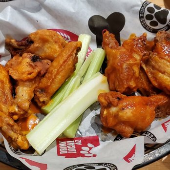 Uncle Bear's Grill and Tap - Mesa - Wings: half mild, half mango hot - Sports Bars Near Me - Mesa, Arizona Uncle Bear's Grill and Tap - Mesa - Wings: half mild, half mango hot - Sports Bars Near Me - Mesa, Arizona