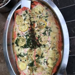 Happy Cooking Co - Baked Salmon with Dill Butter Sauce