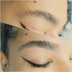 Kathy's Wax Studio - Bold brows for a teen client. No products, just her natural brows.