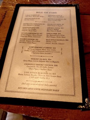 Menu photo 3 The Folly New York, NY