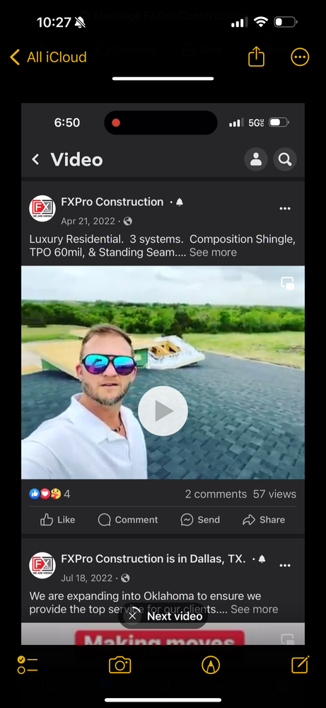 Slide of Fxpro Construction