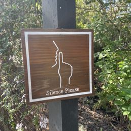 Upon entering the retreat
