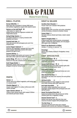 Menu photo 2 Oak & Palm Sunset Beach, NC Menu photo 2 Oak & Palm Sunset Beach, NC