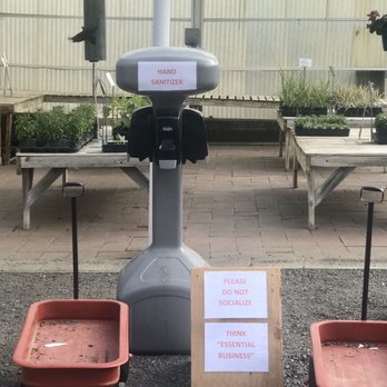 Leavenworth Nursery - Clear signage that sets expectations. Great that they also provide a hand sanitation station! - Nurseries & Gardening Near Me - Leavenworth, Washington Leavenworth Nursery - Clear signage that sets expectations. Great that they also provide a hand sanitation station! - Nurseries & Gardening Near Me - Leavenworth, Washington